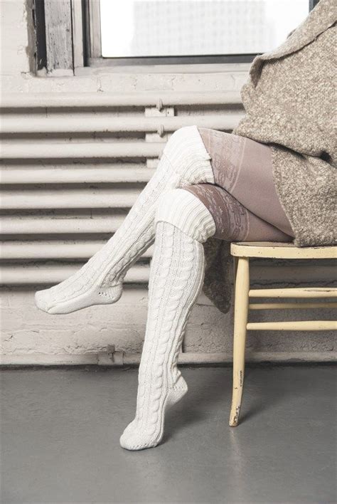 cable knit over the knee socks over the knee socks over the knee high knee boots outfit