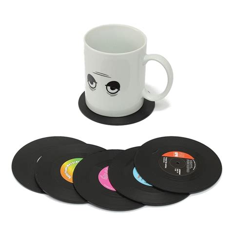 Here's the best free cup mockups such as coffee cup mockup, paper cup mockup, plastic cup mockup, tea cup mockup, ice cream cup mockup the best cup mockup for your coffee, beverages, cafes, restaurant branding designs. 6pcs Vinyl Record Coaster Coffee Mug Holder Cup Mat Retro ...