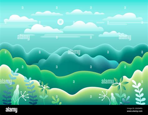 Green Is Our Valley Stock Vector Images Alamy