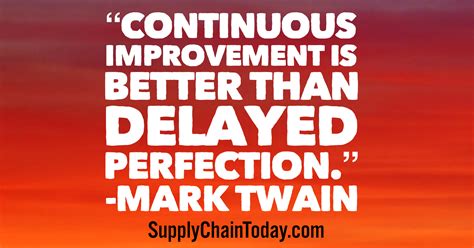 The Best Continuous Improvement Quotes Supply Chain Today