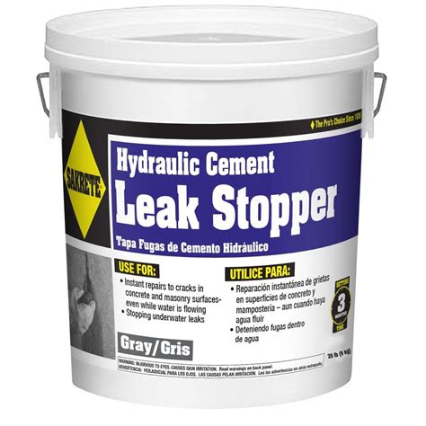 SAKRETE 20 lb. Gray Leak Stopper-65450006 - The Home Depot