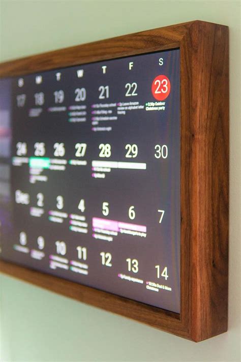 24 Digital Wall Display Smart Screen Wifi Calendar Rasperry Pi