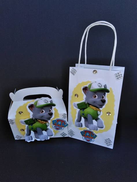 Paw Patrol Inspired Bags Birthday Party Favor Hard Bags T Etsy
