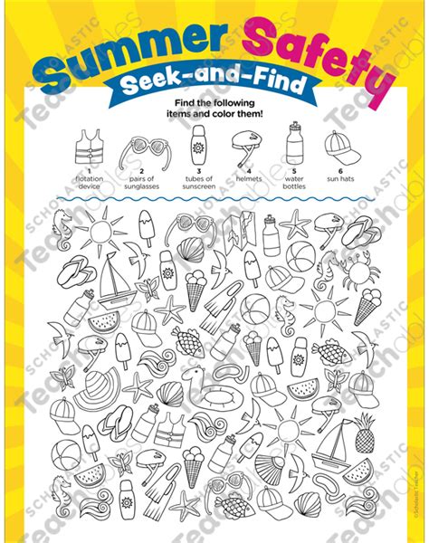 Sun Safety Cut And Paste Activity Health Education Twinkl Summer