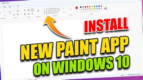 How To Install New Paint App On Windows Get Windows New Paint App On Windows Youtube