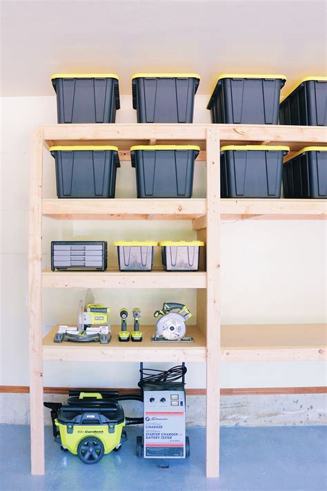 Diy Garage Storage Shelves Plans Check Out This Tutorial To Help