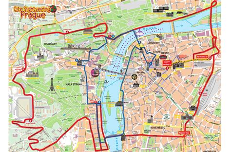 Walking Map Of Prague