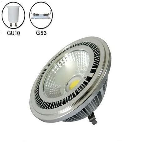 Led Ar111 Spotlight 15w Cob Es111 Qr111 45mil Bridgelux Gu10 G53 Ac85 265v Coldnaturewarm