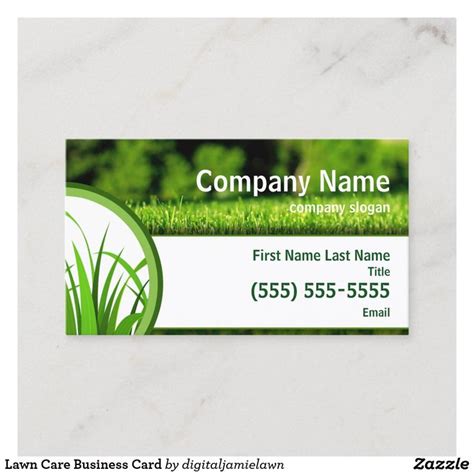 Ready to find a lawn care business name for your new venture? Lawn Care Business Card | Zazzle.com in 2020 | Lawn care ...