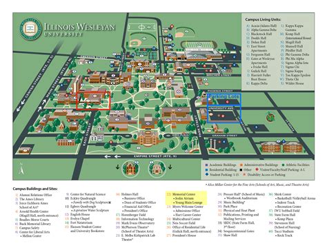 Illinois Wesleyan Campus Map Oconto County Plat Map