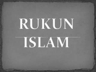 5 Rukun Islam Beserta Makna Dan Pengertiannya FiqihMuslim Com