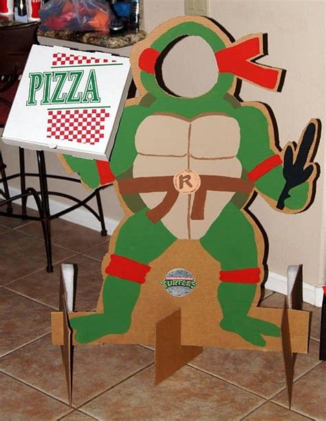 Awesome Cardboard Cut Out For Kids Ninja Turtle Parties