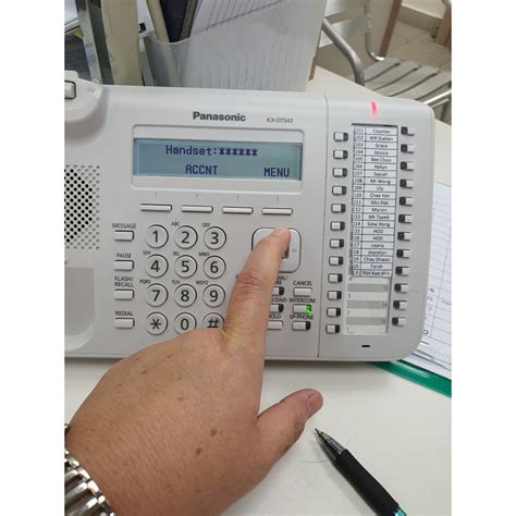 User Manual Panasonic Kx Dt543 English 24 Pages