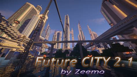 Map Ville Xbox360 Et Pc Future City Minecraft
