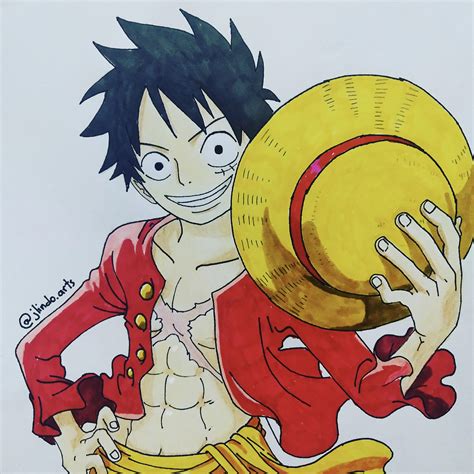 How To Draw Monkey D Luffy From One Piece Como Desenh