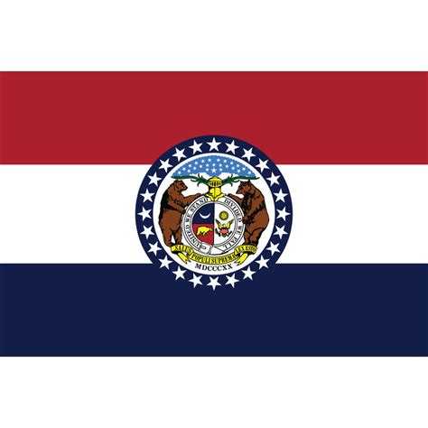Flag Of Missouri Missouri State Flag For Sale Colonial Flag