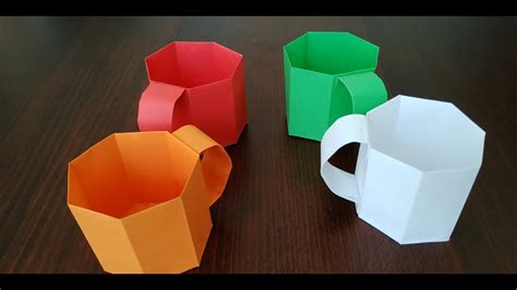 How To Make A Tiny Little Wonderful Cup Out Of Paper Origami Cup