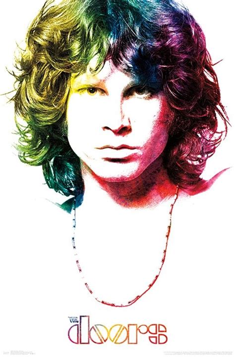 Jim Morrison The Doors Rainbow Hair 34x2225 Music Art Print Poster