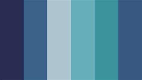 Retro Blues Color Palette Blue Colour Palette Color
