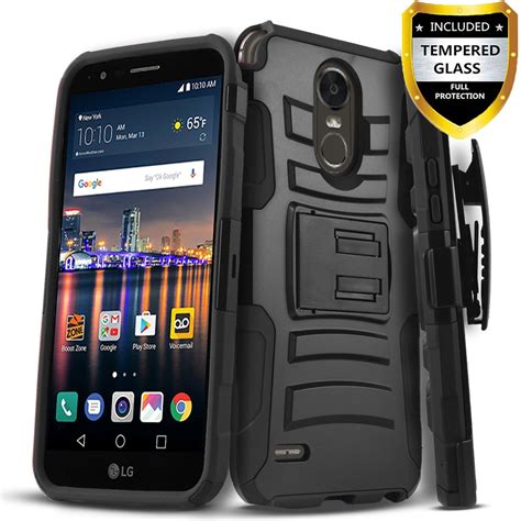 Lg K30 Case Lg K10 2018 Case Dual Layers [combo Holster] And Built In Kickstand Bundled With