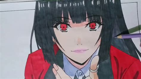 Drawing Yumeko Jabami From Kakegurui Speed Drawing Youtube