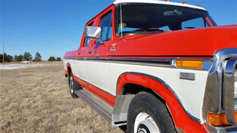 The prior owner reportedly began a refurbishment that was completed by the selling dealer this year and included a repaint in the factory dark blue metallic over a blue knitted vinyl interior. 1979 Ford F250 Crew Cab Clean Original Crewcab, Barn find ...