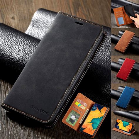Luxury Retro Flip Leather Wallet Protection Case With Card Slots For