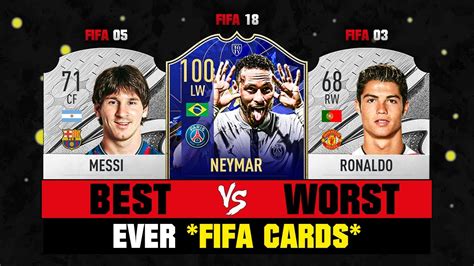 Footballers Best Vs Worst Ever Fifa Cards Special Edition 😔💔 Ft