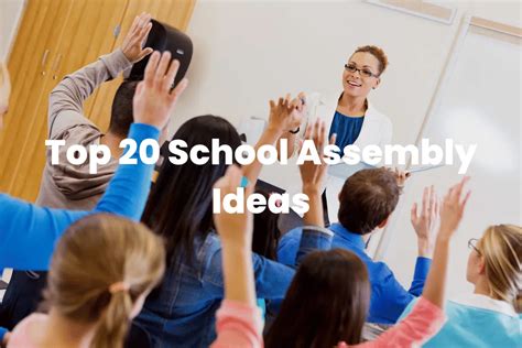 Top 20 School Assembly Ideas The Teaching Couple