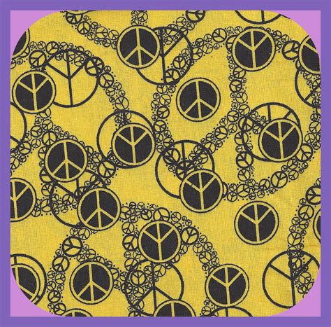 hippie fabric peace sign cotton quilting pillows etsy quilts cotton quilts special pillow