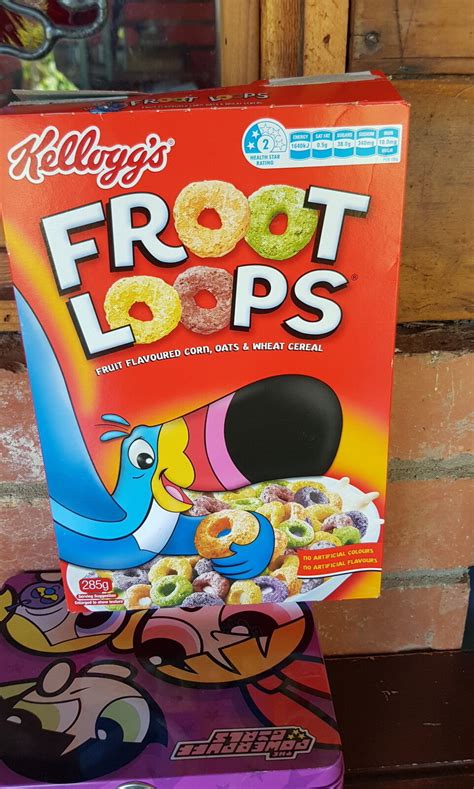 Kelloggs Froot Loops Toucan Sam Australian Cereal Box 285g Puzzle On