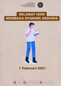 Hari Membaca Nyaring Sedunia Program Studi Ilmu Perpustakaan