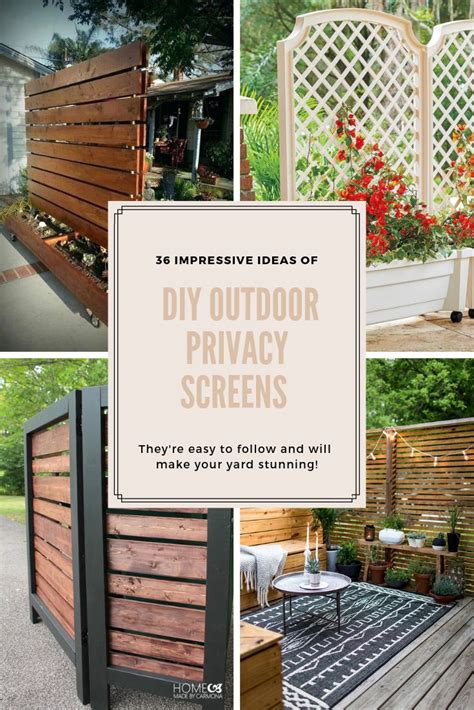 36 Impressive Diy Outdoor Privacy Screens Ideas 2022 Privacy Screen Outdoor Outdoor Privacy