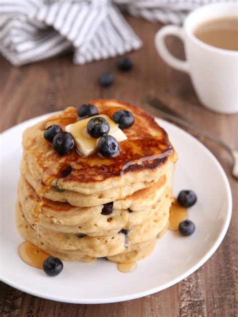 Blueberry Buttermilk Pancakes Completely Delicious