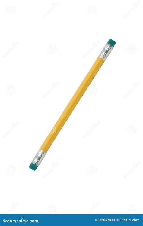 Pencil With Two Erasers Stock Image Image Of Filing 15057013
