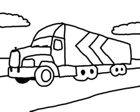 18 Wheeler Coloring Page Coloring Pages
