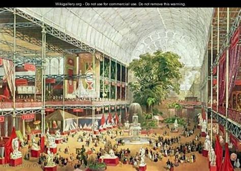 Interior View Of Crystal Palace During The Great Exhibition Of 1851