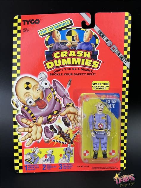 1991 TYCO The Incredible Crash Dummies Carded Spare Tire