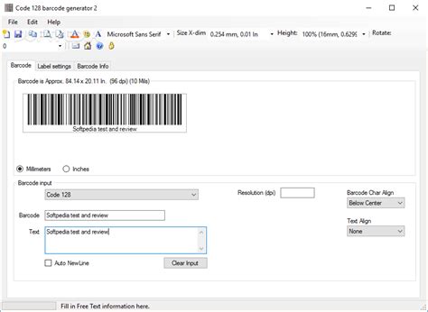 Download Code 128 Barcode Generator 2.91.0.0