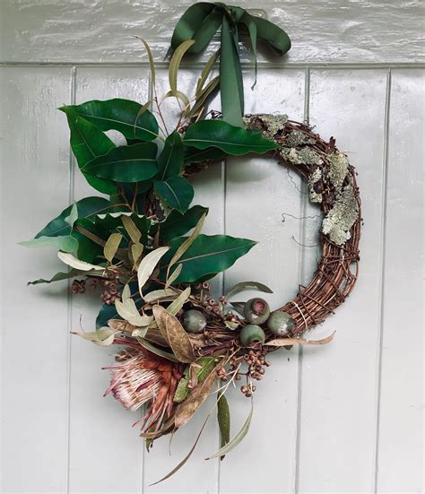 Australia prohibited and restricted items. Christmas wreath from Australian natives | Christmas ...