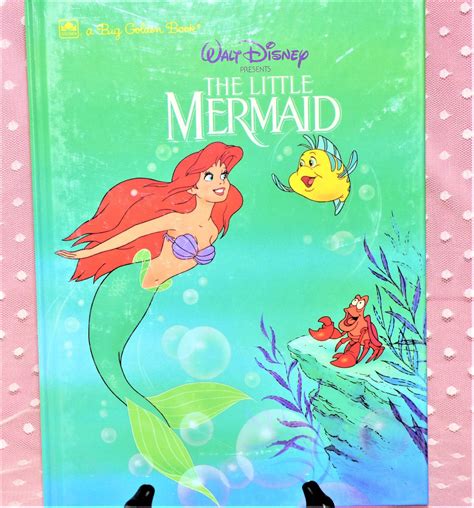 1992 A Big Golden Book Walt Disney Presents The Little Mermaid Etsy