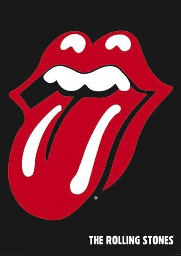 Poster THE ROLLING STONES - Tongue - Rock A Gogo | Logo rolling stones, The rolling stones ...