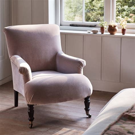 Finley Velvet Armchair By Rowen Wren Notonthehighstreet Com