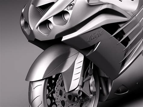 Back in december of 2006, kawasaki introduced a new motorcycle to the press, up in the mountains east of san diego, the ninja 650r. Kawasaki ZX14R 2012 Ninja 3D Model .max .obj .3ds .fbx ...