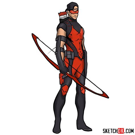 Learn How To Draw Arsenal From Dc Comics Sketch Roy Harper