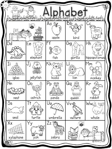 This Is For You Maria Coloring Worksheets For Kindergarten Abc Chart