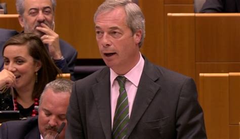 Nigel Farage Delivers First Post Brexit Speech To The European