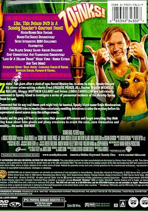 Scooby Doo Widescreen Dvd 2002 Dvd Empire