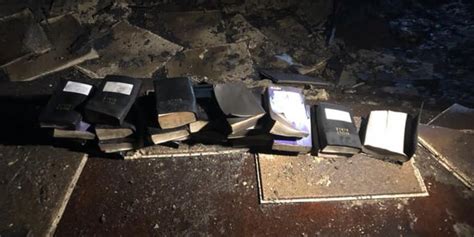 West Virginia Firefighters Find Untouched Bibles In Church Fire