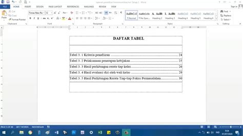 Cara Membuat Daftar Isi Secara Otomatis Di Word Info Cara Membuat